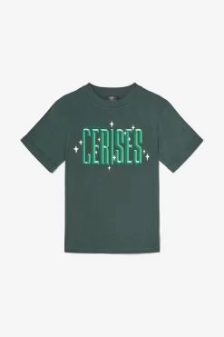 LE TEMPS DES CERISES T-shirt Priahgi Vert Bouteille