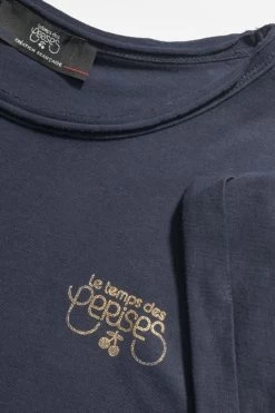LE TEMPS DES CERISES T-shirt Smalltramegi Bleu Nuit -Mode Mix Soldes 232 gsmltragi0000mc 3221 imaged1