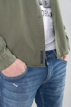 LE TEMPS DES CERISES Chemise Balt Kaki -Mode Mix Soldes 232 hbalt00000000ml 9071 imaged2