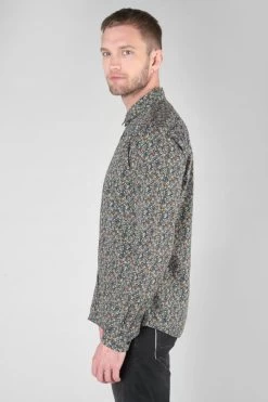 LE TEMPS DES CERISES Chemise Drome Noire à Motif Fleuri -Mode Mix Soldes 232 hdrome0000000ml 9071 imaged2