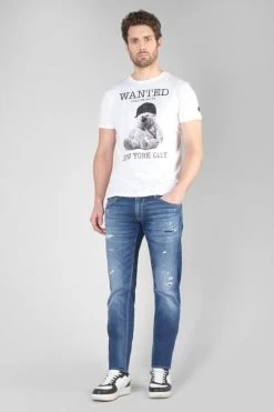 LE TEMPS DES CERISES T-shirt Gaspa Blanc Imprimé -Mode Mix Soldes 232 hgaspa0000000mc 1001 imaged2