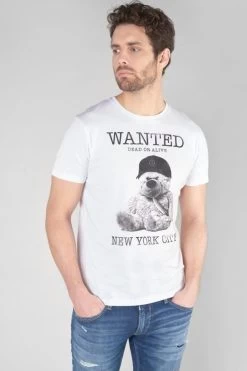 LE TEMPS DES CERISES T-shirt Gaspa Blanc Imprimé -Mode Mix Soldes 232 hgaspa0000000mc 1001 imaged6