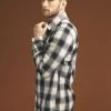 LE TEMPS DES CERISES Chemise Nima à Carreaux Noirs Et Beige -Mode Mix Soldes 232 hnima00000000ml 0001 image3