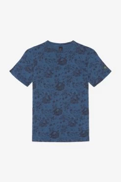 LE TEMPS DES CERISES T-shirt Pagan Bleu à Motif -Mode Mix Soldes 232 hpagan0000000mc 3666 imaged8