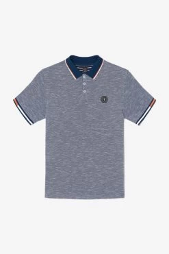 LE TEMPS DES CERISES Polo Polar En Jersey Chiné Bleu Marine 13 LE TEMPS DES CERISES Polo Polar En Jersey Chiné Bleu Marine -Mode Mix Soldes 232 hpolar0000000mc 3666 imaged8