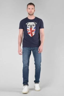 LE TEMPS DES CERISES T-shirt Vagrav Bleu Nuit Imprimé -Mode Mix Soldes 232 hvagrav000000mc 3223 imaged4