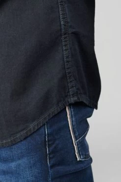 LE TEMPS DES CERISES Chemise Valmy En Jeans Bleu Noir -Mode Mix Soldes 232 hvalmy00w6094 3286 imaged4