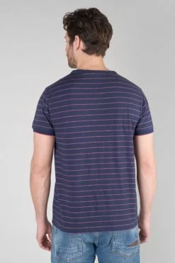 LE TEMPS DES CERISES T-shirt Velas Bleu Marine à Rayures -Mode Mix Soldes 232 hvelas0000000mc 3305 imaged1