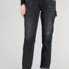 LE TEMPS DES CERISES Chara 200/43 Boyfit Jeans Destroy Noir N°1 -Mode Mix Soldes 232 jf243chaw6084 0001 image3