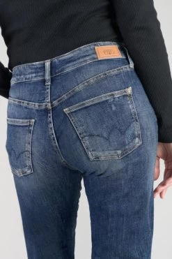 LE TEMPS DES CERISES Bambino 400/17 Mom Taille Haute 7/8ème Jeans Destroy Bleu N°2 -Mode Mix Soldes 232 jf417bamw1468 3001 imaged5