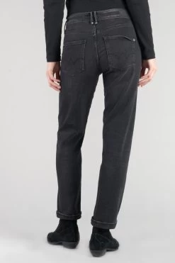 LE TEMPS DES CERISES Basic 400/18 Mom Taille Haute 7/8ème Jeans Noir N°1 -Mode Mix Soldes 232 jf418basw9115 0403 imaged4