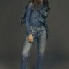 LE TEMPS DES CERISES Basic 400/20 Mom Taille Haute 7/8ème Jeans Bleu N°4 2 LE TEMPS DES CERISES Basic 400/20 Mom Taille Haute 7/8ème Jeans Bleu N°4 -Mode Mix Soldes 232 jf420basw1476 3001 image3