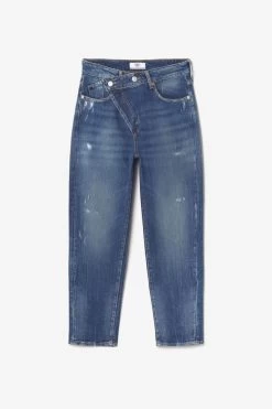 LE TEMPS DES CERISES Cosy Boyfit 7/8ème Jeans Destroy Bleu N°2 -Mode Mix Soldes 232 jfcosy00w1470 3001 imaged8