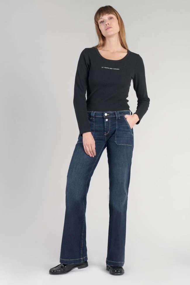 LE TEMPS DES CERISES Flare Jeans Bleu N°1 7 LE TEMPS DES CERISES Flare Jeans Bleu N°1 – Image 5