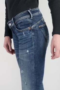 LE TEMPS DES CERISES Lilas Pulp Slim 7/8ème Jeans Destroy Bleu N°2 -Mode Mix Soldes 232 jflilas0w1463 3001 imaged4