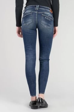 LE TEMPS DES CERISES Lilas Pulp Slim 7/8ème Jeans Destroy Bleu N°2 -Mode Mix Soldes 232 jflilas0w1463 3001 imaged5
