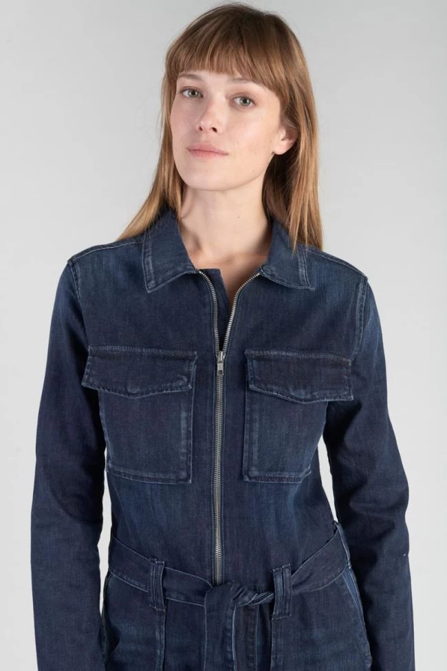 LE TEMPS DES CERISES Combinaison Pantalon Louisa En Jeans Bleu Délavé 4 LE TEMPS DES CERISES Combinaison Pantalon Louisa En Jeans Bleu Délavé – Image 2