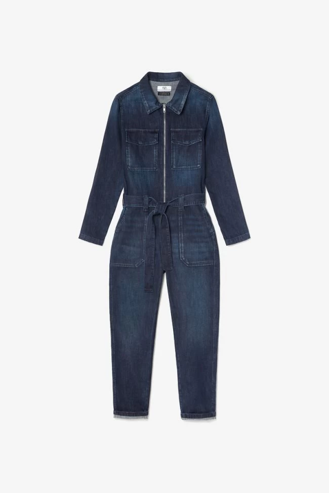 LE TEMPS DES CERISES Combinaison Pantalon Louisa En Jeans Bleu Délavé 9 LE TEMPS DES CERISES Combinaison Pantalon Louisa En Jeans Bleu Délavé – Image 7