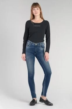 LE TEMPS DES CERISES Menars Pulp Slim Taille Haute Jeans Bleu N°3 -Mode Mix Soldes 232 jfmenarsw6077 3001 imaged5