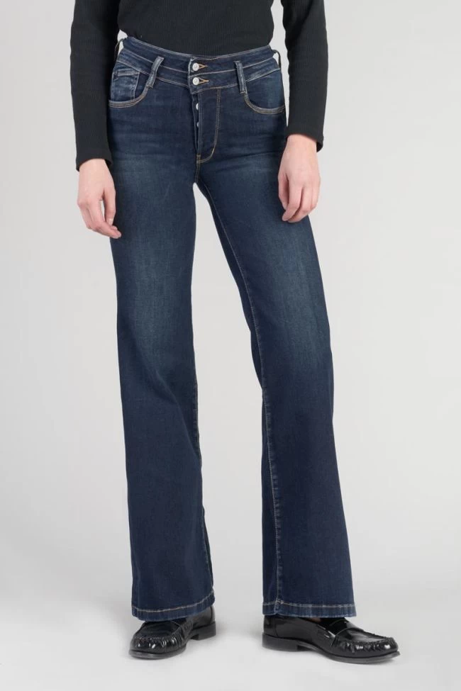 LE TEMPS DES CERISES Nancy Pulp Flare Taille Haute Jeans Bleu N°1 3 LE TEMPS DES CERISES Nancy Pulp Flare Taille Haute Jeans Bleu N°1