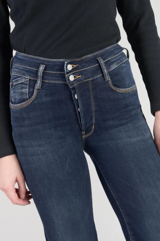 LE TEMPS DES CERISES Nancy Pulp Flare Taille Haute Jeans Bleu N°1 4 LE TEMPS DES CERISES Nancy Pulp Flare Taille Haute Jeans Bleu N°1 – Image 2