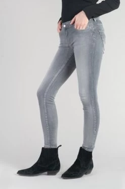 LE TEMPS DES CERISES Roche Pulp Slim Taille Haute 7/8ème Jeans Gris N°2 -Mode Mix Soldes 232 jfroche0w5069 0003 imaged2