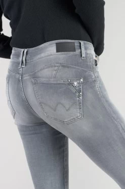 LE TEMPS DES CERISES Roche Pulp Slim Taille Haute 7/8ème Jeans Gris N°2 -Mode Mix Soldes 232 jfroche0w5069 0003 imaged5