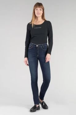 LE TEMPS DES CERISES Vanta Pulp Slim Taille Haute Jeans Bleu N°1