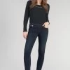 LE TEMPS DES CERISES Vigny Pulp Slim 7/8ème Jeans Bleu-noir N°2 -Mode Mix Soldes 232 jfvigny0w6075 3286 image3