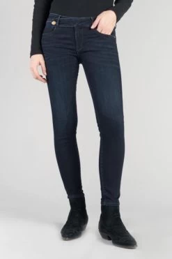 LE TEMPS DES CERISES Vigny Pulp Slim 7/8ème Jeans Bleu-noir N°2 -Mode Mix Soldes 232 jfvigny0w6075 3286 imaged1