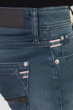 LE TEMPS DES CERISES Musset 700/11 Adjusted Jeans Enduit Bleu-noir N°3 -Mode Mix Soldes 232 jh711musw1456 3316 imaged6