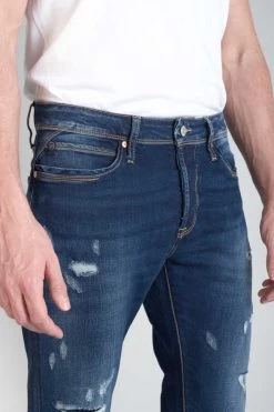LE TEMPS DES CERISES Nicolay 700/11 Adjusted Jeans Destroy Bleu N°1 -Mode Mix Soldes 232 jh711nicw1458 3001 imaged2