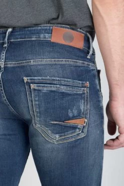 LE TEMPS DES CERISES Oberkampf 700/11 Adjusted Jeans Destroy Bleu N°3 -Mode Mix Soldes 232 jh711obew1461 3001 imaged4