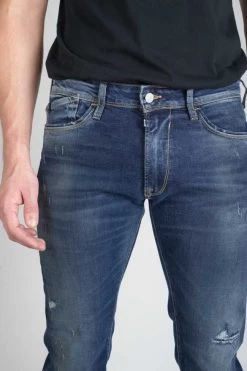 LE TEMPS DES CERISES Nevers 700/17 Relax Jeans Destroy Bleu N°2 -Mode Mix Soldes 232 jh717nevw4090 3001 imaged2