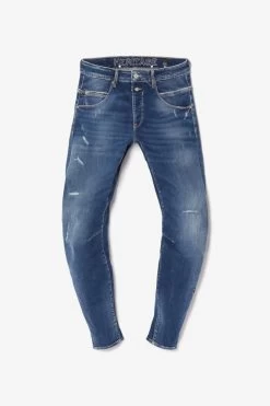 LE TEMPS DES CERISES Auteuil 900/03 Tapered Arqué Jeans Destroy Bleu N°3 -Mode Mix Soldes 232 jh903gauw1455 3001 imaged8