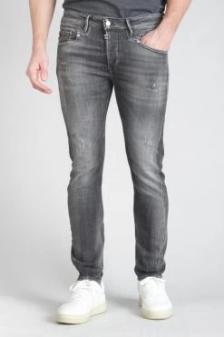 LE TEMPS DES CERISES Odeon 900/16 Tapered Jeans Destroy Gris N°2 -Mode Mix Soldes 232 jh916odew1453 0001 imaged1