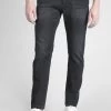 LE TEMPS DES CERISES Pantalon Chino Dejean En Jeans Noir Délavé -Mode Mix Soldes 232 jhdejeanw2164 0001 image3