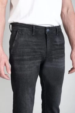 LE TEMPS DES CERISES Pantalon Chino Dejean En Jeans Noir Délavé -Mode Mix Soldes 232 jhdejeanw2164 0001 imaged2