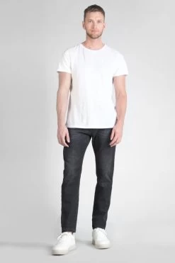 LE TEMPS DES CERISES Pantalon Chino Dejean En Jeans Noir Délavé -Mode Mix Soldes 232 jhdejeanw2164 0001 imaged5