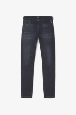 LE TEMPS DES CERISES Pantalon Chino Dejean En Jeans Noir Délavé -Mode Mix Soldes 232 jhdejeanw2164 0001 imaged8